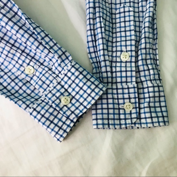 Ralph Lauren Boys Blue Gingham Button Down - Picture 8 of 9